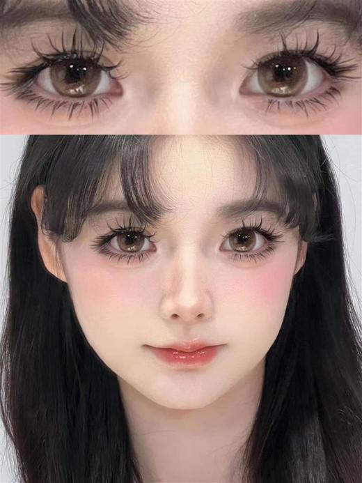 正品大直径年抛 Sheepcon 橘子气泡水 直径14.5着色直径14.4 韩国产 商品图0