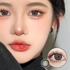 正品年抛  Hushlens系列厚乳奶冻美瞳  直径14.5着色13.8  韩国产