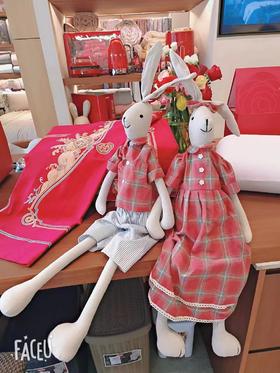 玩偶竹炭兔子夫妻