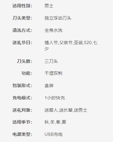 6947265416372   电动剃须刀S1000系列小旋风全身水洗 S1115 商品图2