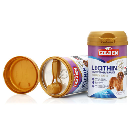 谷登宠物卵磷脂海藻颗粒幼犬滋养毛发鼻头狗狗 商品图2