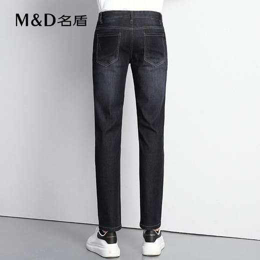 【菁英同款】名盾男士牛仔裤夏季薄款直筒中腰休闲耐磨长裤36511 商品图4