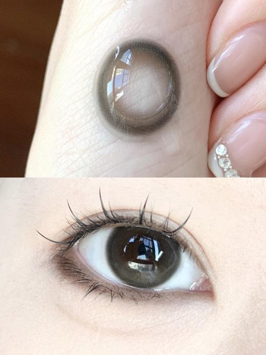 Bennycat 亚麻青柑 月抛 2片 14.5mm 参考着色 13.7mm 基弧 8.6 含水 42% 新锐国货 商品图3