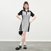 西遇学院风连衣裙女夏季新款POLO领收腰显瘦气质修身短裙10930660 商品缩略图1