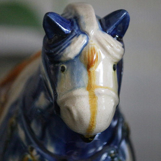 西安博物馆唐三彩陶瓷马手工文创复古摆件 商品图2