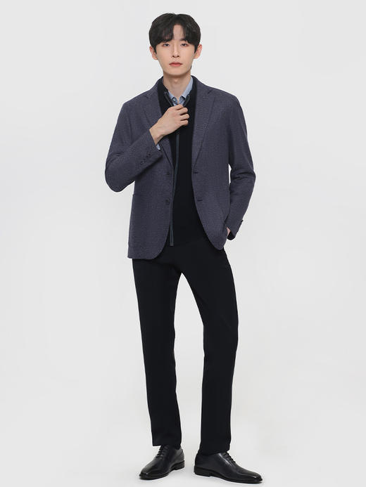 callisto藏青山羊绒混纺便西 FRFJK146H NA 商品图2