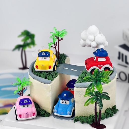 烤爱·生日蛋糕系列·汽车总动员·奶油·可爱儿童聚会生日节日【仅限深圳同城配送】 商品图4