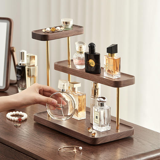 初心| 三层置物架摆放香水盲盒手表卧室玄关 商品图3