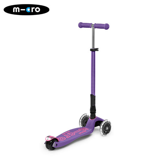 瑞士 M-Cro 迈古 德陆诗迷嬉折叠款 紫色LED 5-12岁 MMD100 商品图2