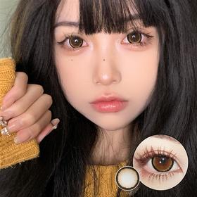 正品大直径年抛 Sheepcon元气乳酪棕美瞳 直径14.5着色14.4韩国产
