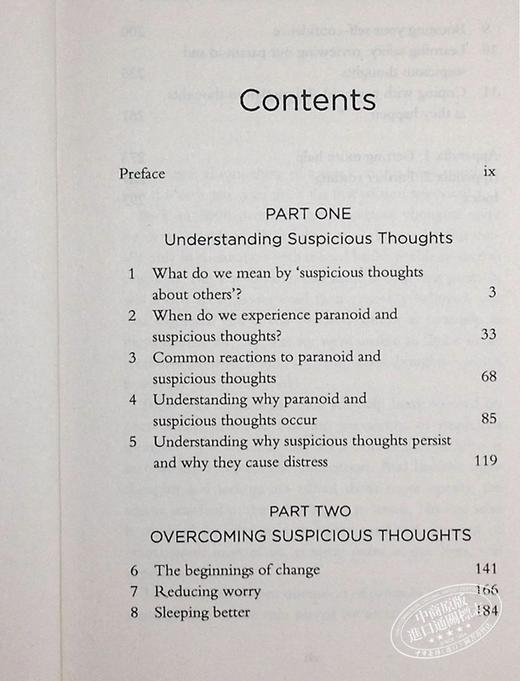 【中商原版】克服偏执与多疑的思想 第二版 英文原版 Overcoming Paranoid and Suspicious Thoughts Daniel Freeman 商品图4