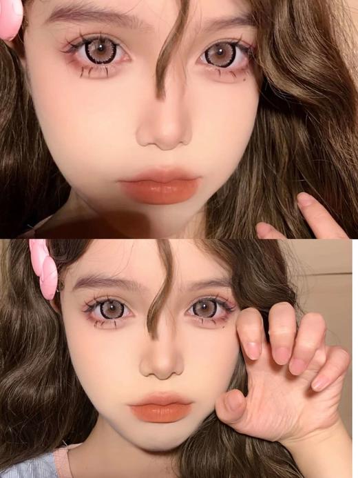 大直径年抛 agenscolor超大波斯菊粉美瞳 直径14.5着色14.4 韩国 商品图8