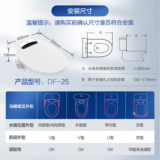 海尔马桶盖DF-25 商品图5