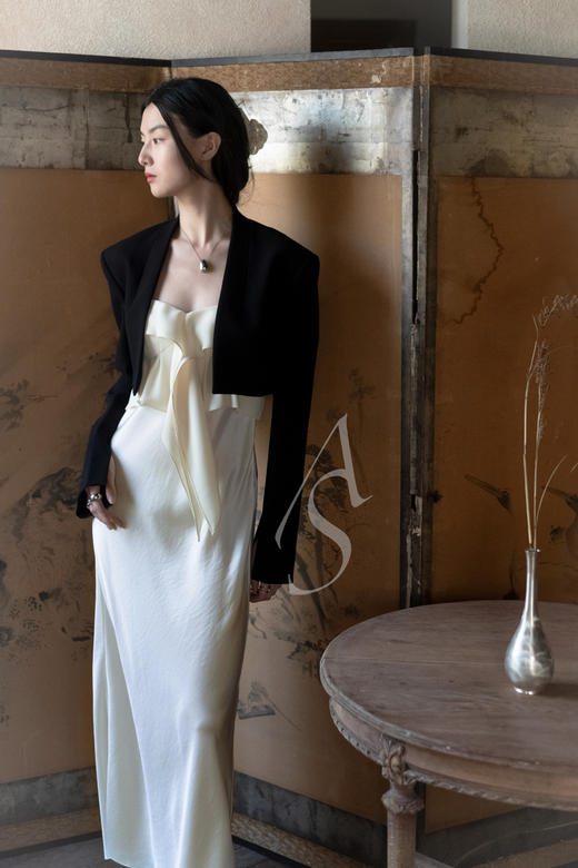 Ashlyn  黑白TATUM拼色两件套夹克 商品图5