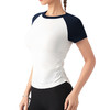 【超级团购】新款3D无缝织短袖透气紧身舒适运动瑜伽健身上衣女（云仓） RX 000 T1208 商品缩略图4
