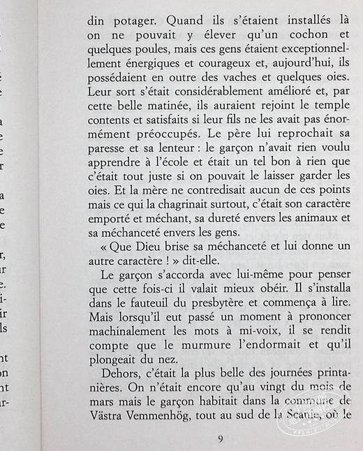 【中商原版】尼尔斯骑鹅旅行记 法文原版 Le merveilleux voyage de Nils Holgersson Selma Lagerlöf 商品图4