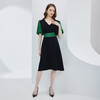 NF884斯尔丽瑟俪2023夏季新款收腰显瘦OL气质连衣裙 商品缩略图3