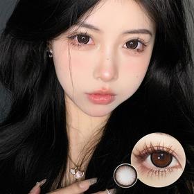 正品大直径年抛 Sheepcon元气奶咖巧美瞳 直径14.5着色14.4 韩国