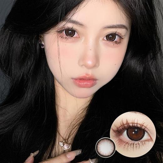 正品大直径年抛 Sheepcon元气奶咖巧美瞳 直径14.5着色14.4 韩国 商品图0