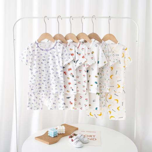 森木尚儿童莱卡短袖七分裤家居服！！春暖花开！孩子的夏季家居服该备上啦❗❗不管是质量还是款式，图案都是心头爱❗❗ 商品图0