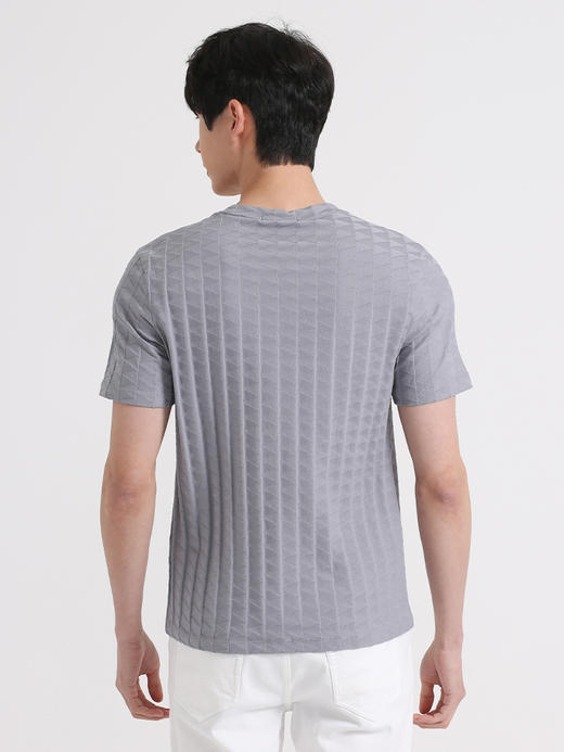 callisto浅灰棉混纺T恤 SSTSS091C 商品图2