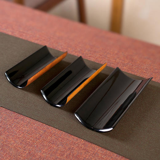 【款式随机发】大漆葫芦素材茶则 真葫芦茶荷 天然植物生漆手工茶则赏国漆茶道配 商品图0