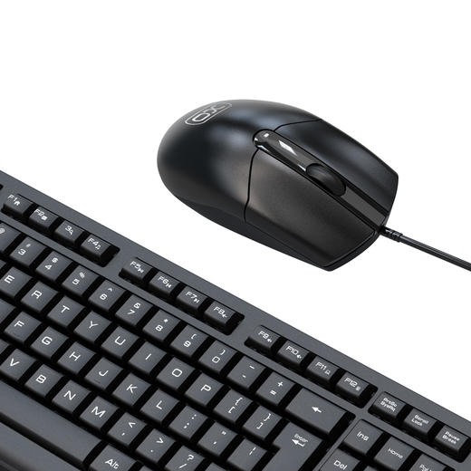 商务有线键盘鼠标套装XO-KB-03黑色 商品图2