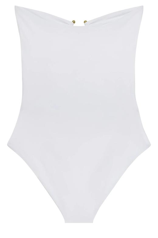 JADE Swim - Ella One Piece-WHITE - 女装连体泳衣 - 白色 商品图1