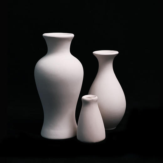 【庆学堂】素坯花瓶 书法国画创作 桌面摆件 装饰品 商品图3