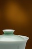 谷雨山房 翠青釉 文心盖碗 商品缩略图2