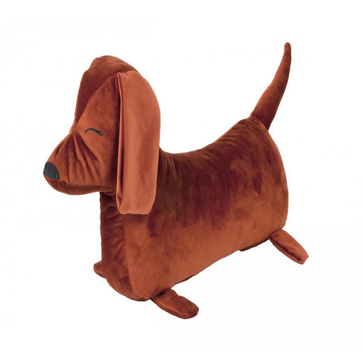 法国 Nobodinoz 比利狗靠垫 55X30 棕褐色 N921253 商品图0