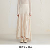 JUDYHUA 麻质弧线皱褶设计款半裙 商品缩略图0