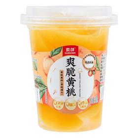 索鲜爽脆黄桃果杯400g