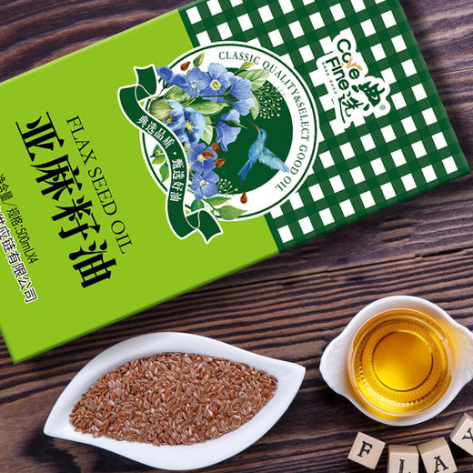 杞冠臻选 | 北大荒·典选 亚麻籽油礼盒（胡麻油）500ml*4 商品图3