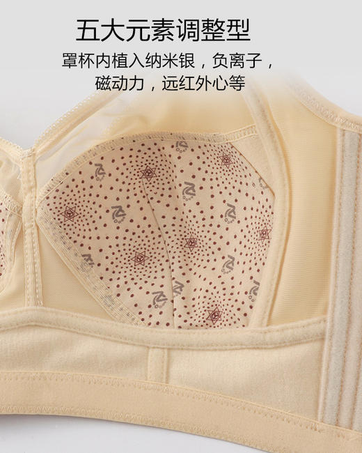 大胸显小，无痕光面，无光圈，舒适显瘦，紧实胸部，高弹无痕光面文胸 商品图4