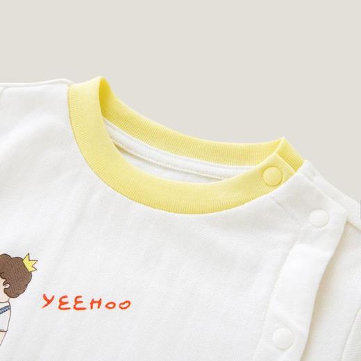 英氏儿童蛤衣23夏季新款婴儿短袖宝宝短蛤连体衣爬服YRHBJ2P233A 商品图1