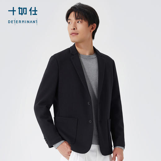 十如仕双面针织防泼水商务休闲西装外套-OW03-01 商品图3