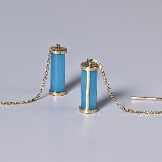 宋元琉璃簪改制耳线 商品图1