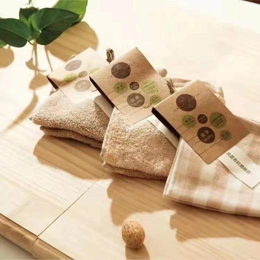 有机彩棉  小方巾 商品图0