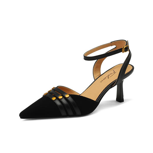 夏季新款，里外全皮包头细跟凉鞋YX-A912 商品图12