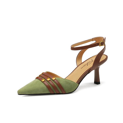 夏季新款，里外全皮包头细跟凉鞋YX-A912 商品图13