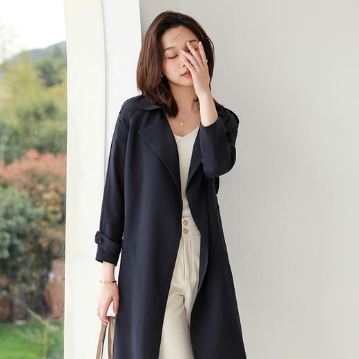 火桐hooton30姆米重磅真丝风衣 商品图4