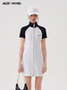 YKYB 23SS美式复古酷辣包臀裙重工双色拼接运动风连衣裙插肩裙 商品缩略图2