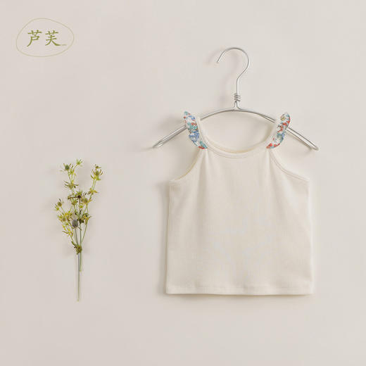 【马克珍妮 芦芙】新款夏装 女童弹力柔软针织背心230529 商品图2