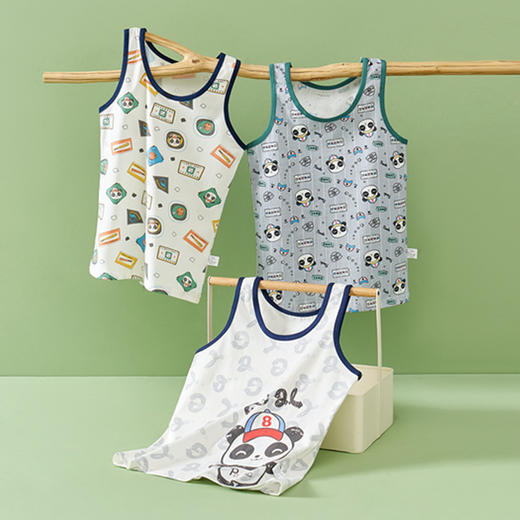 儿童背心男童春秋内穿夏季纯棉薄款小男孩宝宝内衣外穿中大童无袖_HLY 商品图8