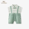 英氏婴儿连体衣23夏季新款男宝短蛤衣假2件短哈衣爬服YRHBJ2P231A 商品缩略图1