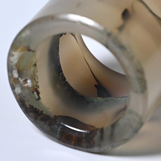 清代影子玛瑙“千里江山”扳指儿 商品图5