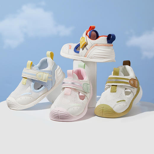 【粉丝内购】卡特兔婴儿学步鞋2023夏季新款软底透气宝宝机能鞋包头儿童凉鞋 商品图4