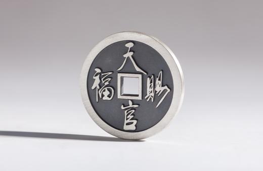 矩德泉坊 纯银手作  天官赐福背八卦（2.9厘米版）gq220300525 商品图2