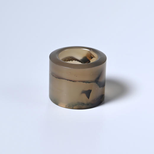 清代影子玛瑙“千里江山”扳指儿 商品图1